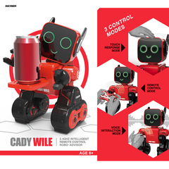 Cady Wile K3 Smart Robot for Kids (Red)-aicyberinfo.com.au