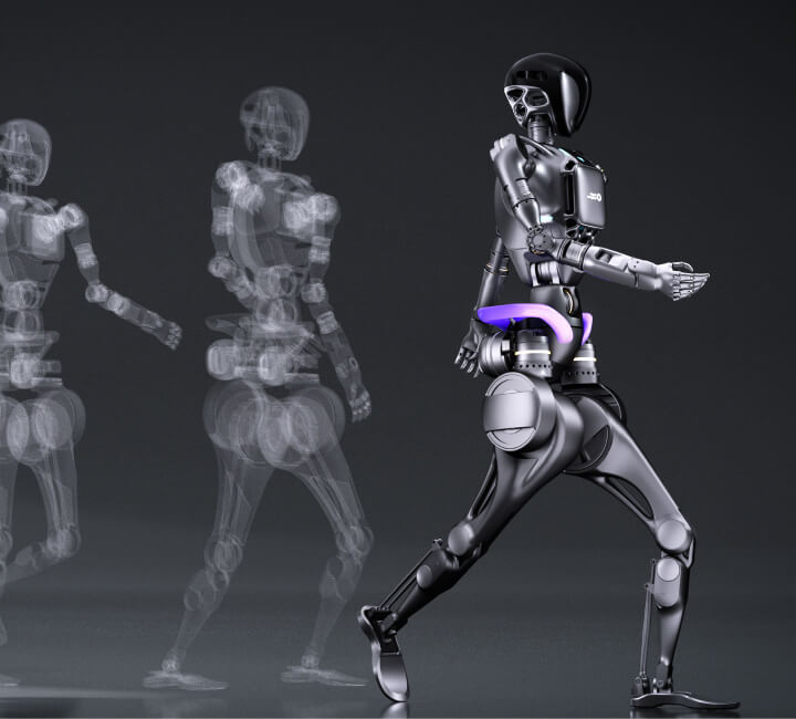 GR-1 Performing Dual-Leg Dynamic Walking