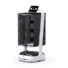 PuduBot 2 with adjustable trays for delivery