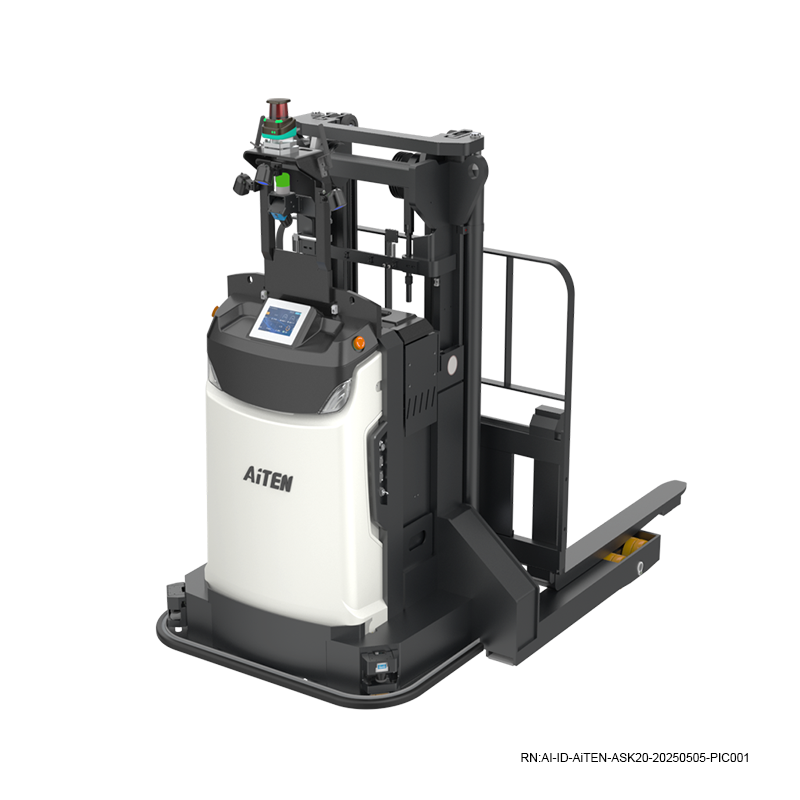 ASK20 smart pallet stacker – 2000kg load, extended forks for heavy logistics