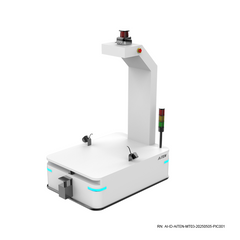 MT03 autonomous heavy-load robot with high-lift shelf capability for smart warehouses