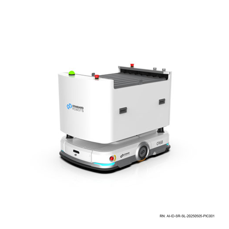 SINGLE LAYER smart conveyor robot for automated cargo transfer in industrial settings