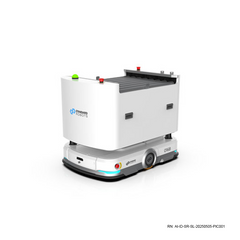 SINGLE LAYER smart conveyor robot for automated cargo transfer in industrial settings