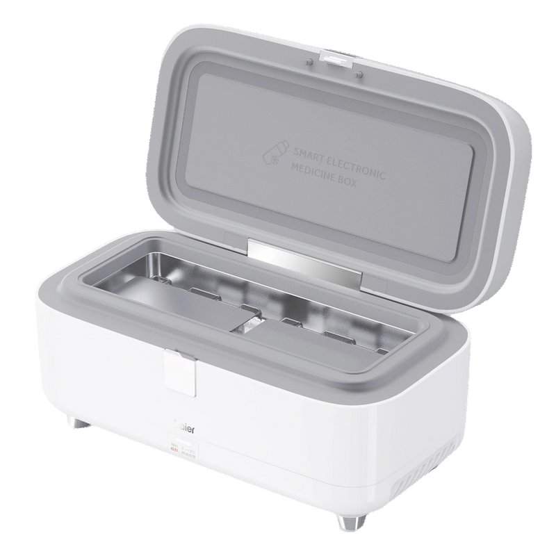 Haier TwinCool Medical Cooler Showing Interior Storage​