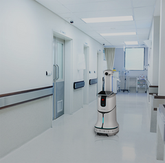 Medical Robot Navigating Hospital Corridors