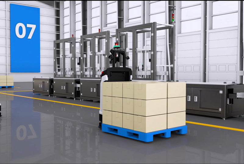 AiTEN AM15 – 1500kg Autonomous Forklift AMR for Smart Warehousing