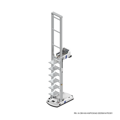HAIPICK A42 robot navigating automated warehouse system