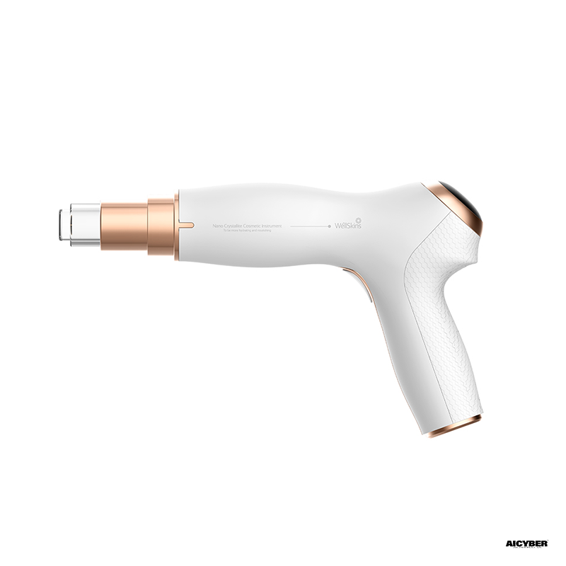 WellSkins Nano-microneedle Injection Gun Beauty Instrument (White)-aicyberinfo.com.au