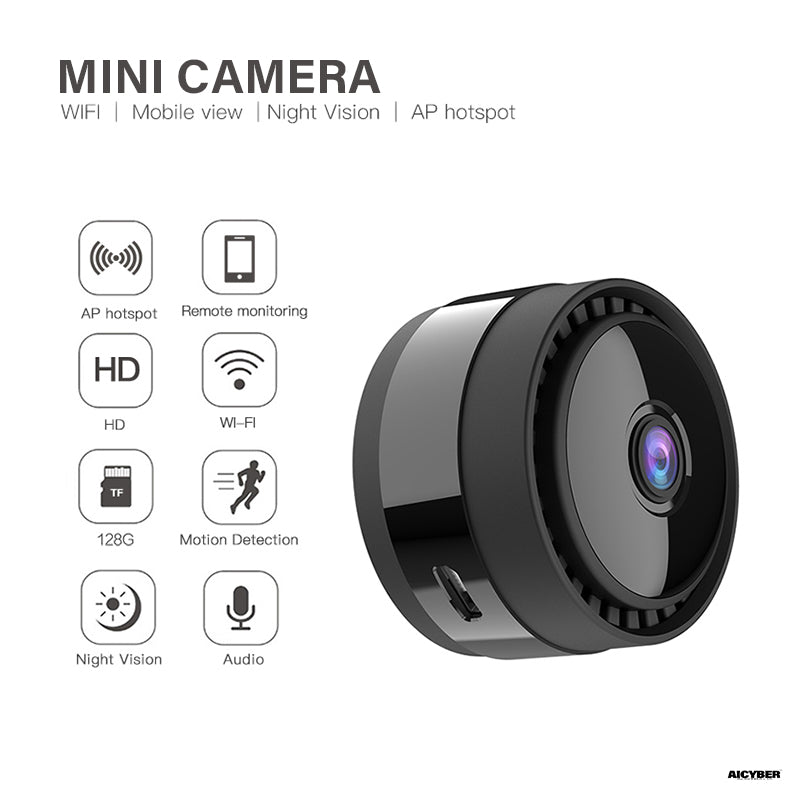 1080P Wireless Mini Wi-Fi Security Camera-aicyberinfo.com.au